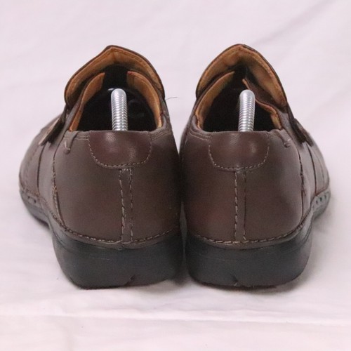 Clarks Artisans unstrukturierter Damenschuh 10 US 41,5 EU 7,5 UK braun Leder Knopf - Bild 11 von 16