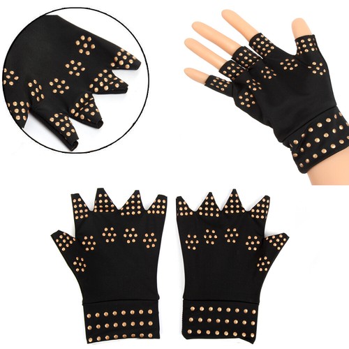 Copper Arthritis Compression Gloves Hand Support Joint Pain Relief for Men Women - 第 5/12 張圖片