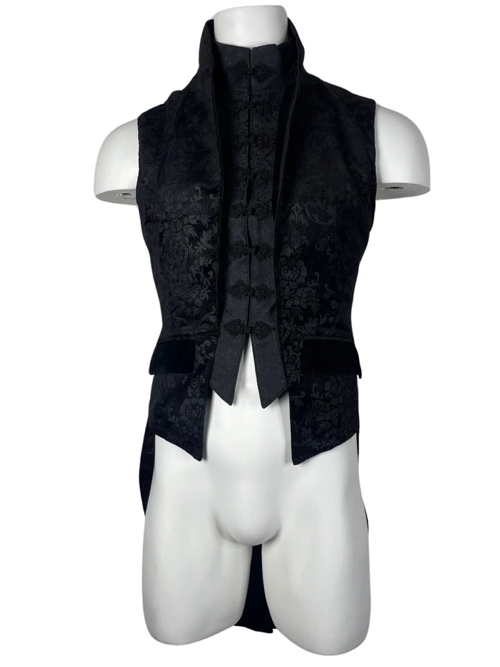 CHALECO CHALECO CHALECO CHALECO DOS PIEZAS FALSO MILITAR GÓTICO PUNKRAVE Y-696 Foto 2 de 4