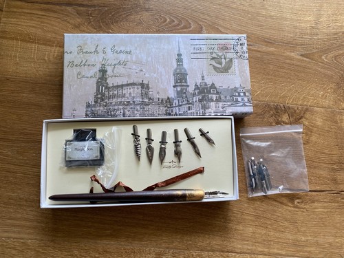 Kalligrafie Set für Anfänger Feder und Tinte Set - von Fealty Design Neu