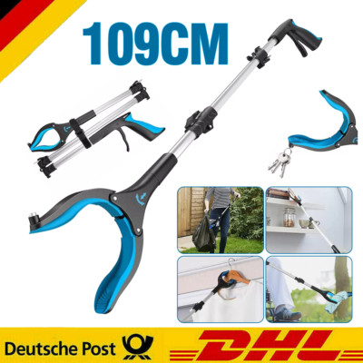 HOFMEISTER Abfallzange 80cm Buchenholz - Riesen Grillzange Unbehandelt