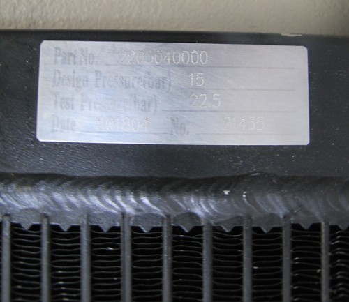 Quincy 2203040000 Combi Oil Air Cooler for QGS 30 Compressor 2203 0400 00 - Picture 2 of 14