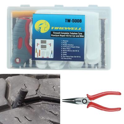 Power1 Tubeless Tyre Puncture Repair Kit | Pedparts UK