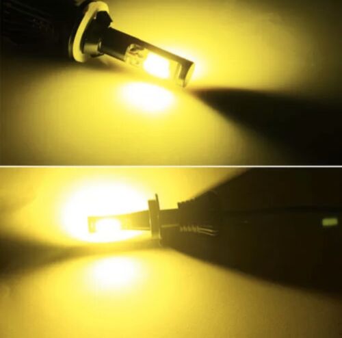 Yellow H11 Led Headlight Conversion Bulbs 3000K Lights Fit Chevy SPARK 2021 2022 - Picture 2 of 6