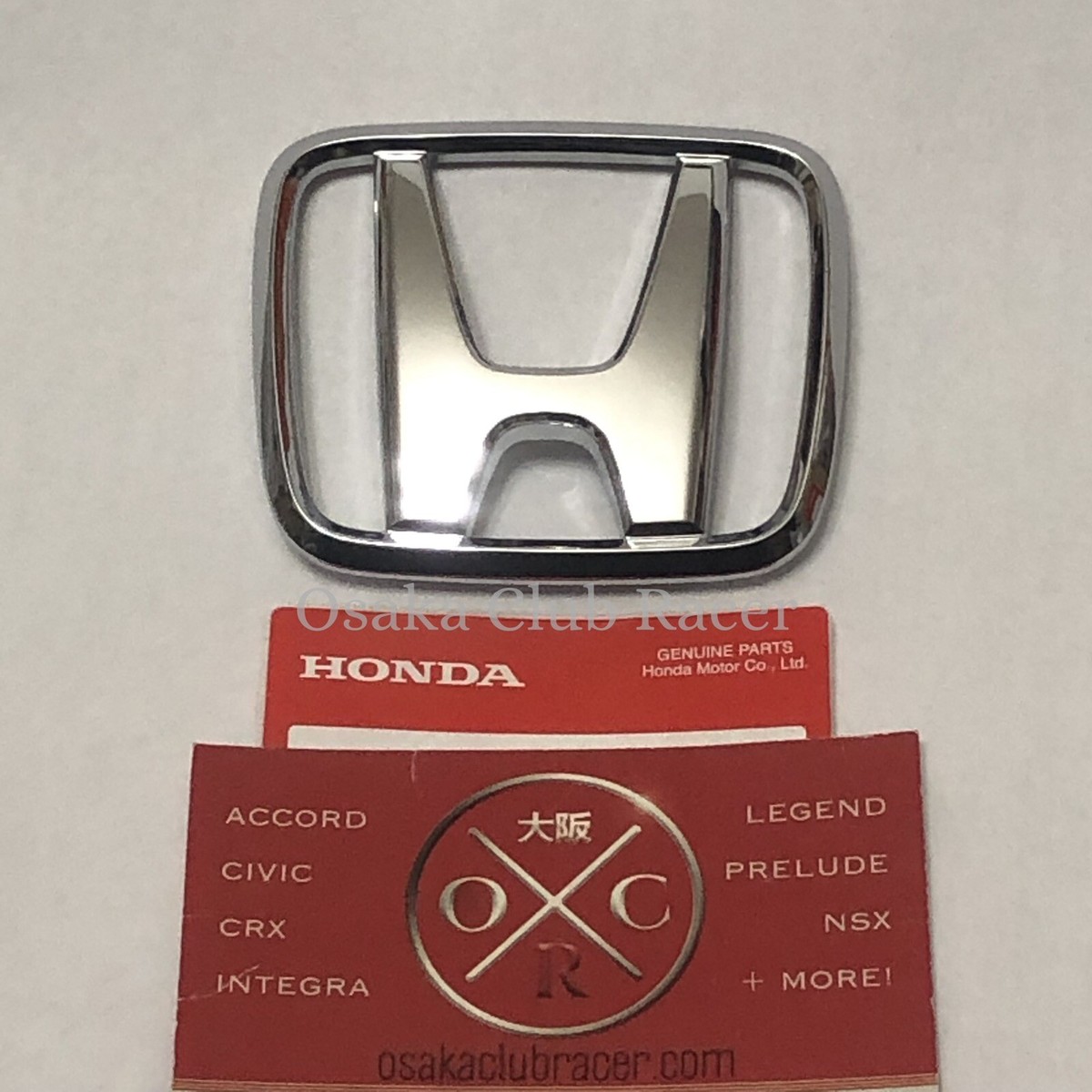 New OEM 97-01 Honda Prelude Rear Emblem Trunk Badge Genuine JDM