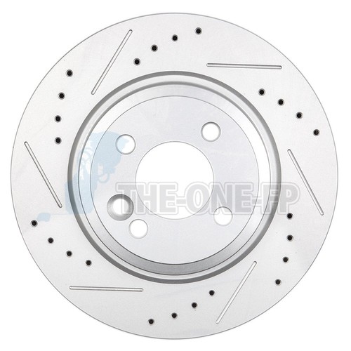 Front Drilled Slotted Brake Rotors For 2002 2003 2004 2005 2006 Mini Cooper - Picture 2 of 6