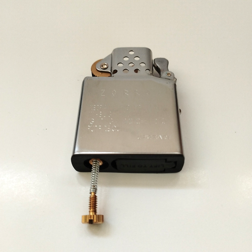 Zorro Z2 Stahl Benzin Feuerzeug Einsatz Upgrade & Boden Gummidichtung, passt: Zippo - Bild 2 von 8