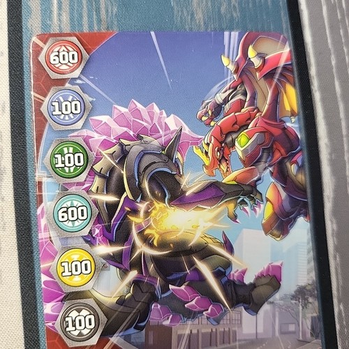 BAKUGAN METAL CARD # Y4_GATE_14 E01 - SPIN MASTER DRAGON Metal Magnetic Card! VG - Picture 3 of 6