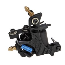 Tattoo Coils Machine for Tattooing Liner Shader Iron Frame Black Y43 Steel