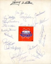 1971 Astros 8x10 Team Sheet Signed By 21 Joe Morgan Forsch Geronimo Wilson Wynn