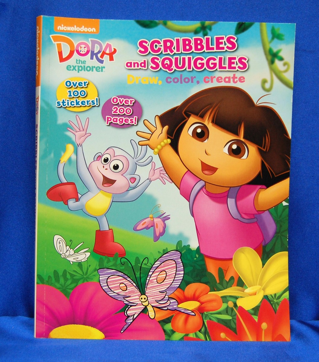 Dora The Explorer Scribbles & Squiggles Draw Color Create Dora The Explorer Scribbles & Squiggles Draw Color Create