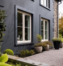 ANTHRACITE GREY MASONRY PAINT ONE COAT ( 1 LITRE ) Exterior Walls and Render