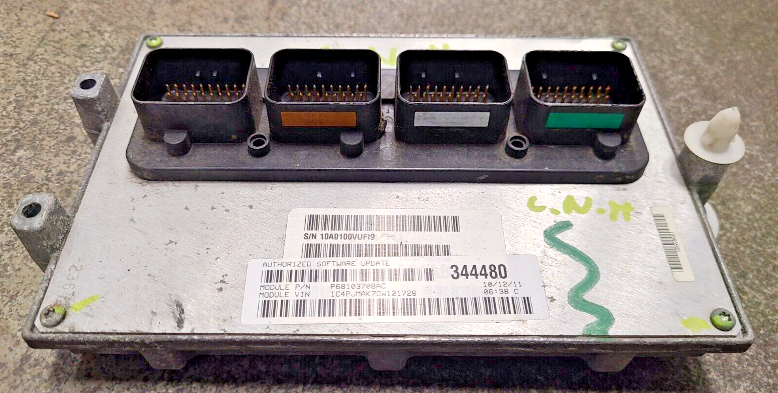 2012 Jeep Liberty 3.7L AT Engine Control Unit Module ECM ECU OEM 