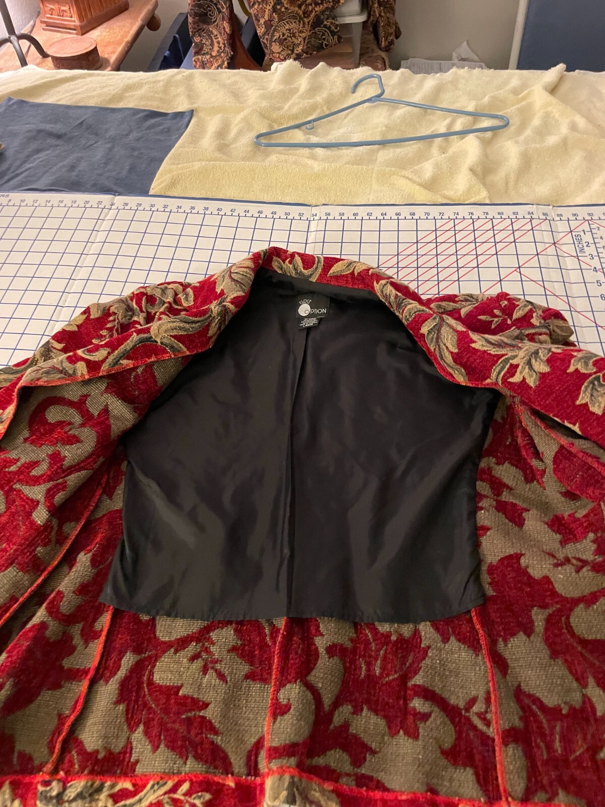 First Option Tapestry Jacket Large Poly/Rayon/Cot… - image 6