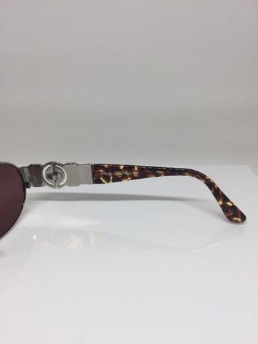New Vintage Fendi Sunglasses Silver & Tortoise Mod. SL 7034 C. 541 Made Italy - Picture 12 of 12