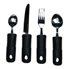 Arthritis Cutlery Set Easy Grip Large Rubber Handle Handled Knife Fork Spoon UK