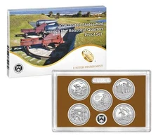 2016 S America the Beautiful National Park Quarter Proof Set with Box and CoA
