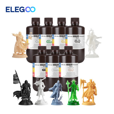 ELEGOO ABS-Like Resin 3.0 Pro,UV-Härtendes 3D Resin mit Hohe Präzision,1kg