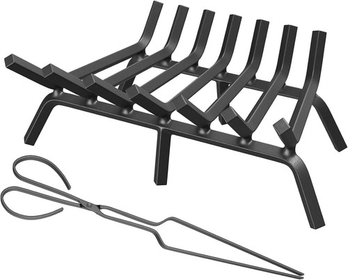 Elegant 24-Inch Fire Grate with Sag-Resistant Design for Superior Burning - Picture 3 of 9