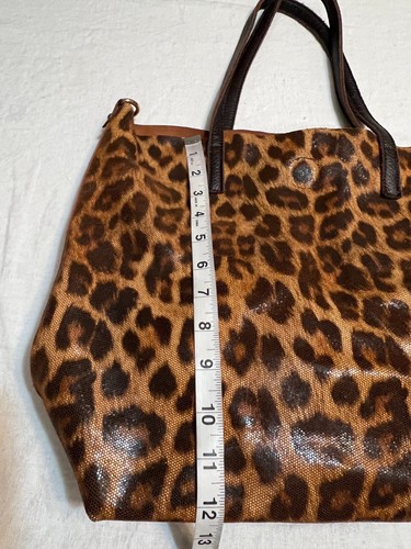 Marni Tasche Ledertasche Leopardenmuster Schultertasche Gold Hardwear - Bild 10 von 11