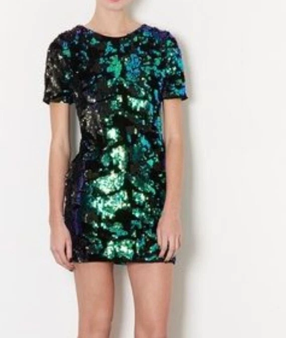 Topshop sparkly shop dress