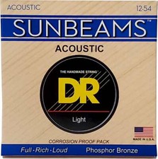 DR Strings Sunbeam Acoustic Phosphor Bronze RCA-12 Light 12-54 Saiten Gitarre