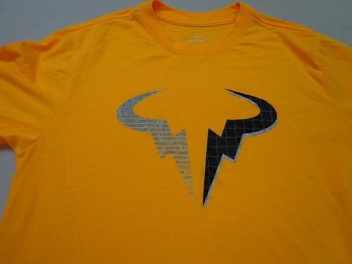 Nike Dri Fit Bright Yellow T Shirt Size 