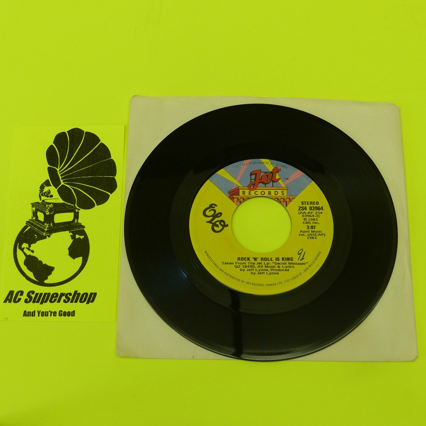 Electric Light Orchestra rock n roll is king / after all 45 Record