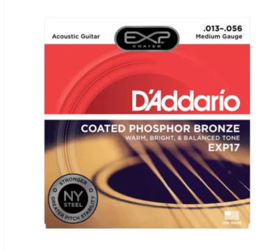 D'Addario EXP17 - 013/056 - Medium Gauge - Hängt Saiten für Akustische Gitarre