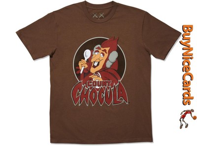 2024 Kaws x Monsters Cound Chocula Brown T-Shirt - Size Small - New with Tags
