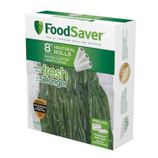 FoodSaver Vacuum Seal Bags 8" Roll Fresh Food Saver Food Storage Bags 3 Pack New