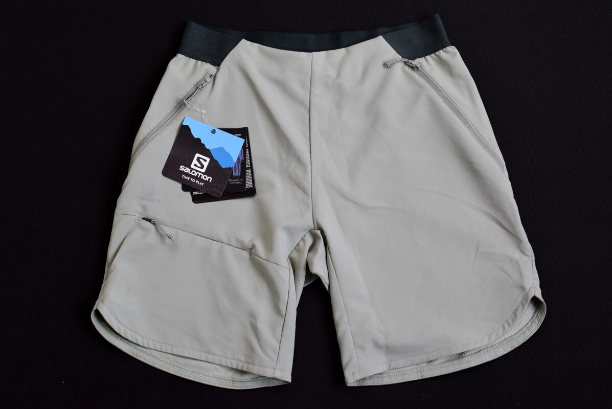 Salomon pantaloni outdoor sport pant pantaloni outspeed vapor active fit donna S nuovi