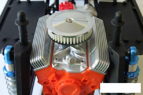 SSD Scale V8 Engine Motor Cover Set SSD00299 Scale GMC LRT2 RC4WD R4 Z-S1627 - Picture 4 of 6