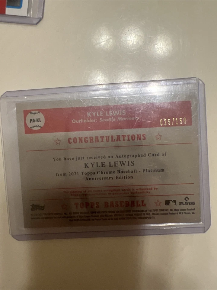 4 张卡美国职棒大联盟亲笔签名-批量便宜 — 第 3/4 张图片