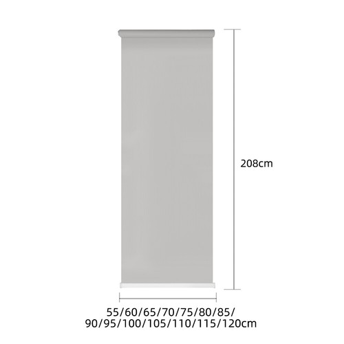 Furnished Blackout Roller Blinds Thermal Easy Fit Home Office Door Window Blind. - Picture 10 of 19