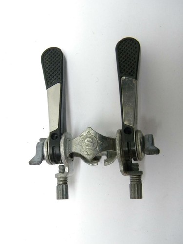 Vintage Simplex Prestige Downtube Clamp Shifters (G75) - Picture 3 of 5