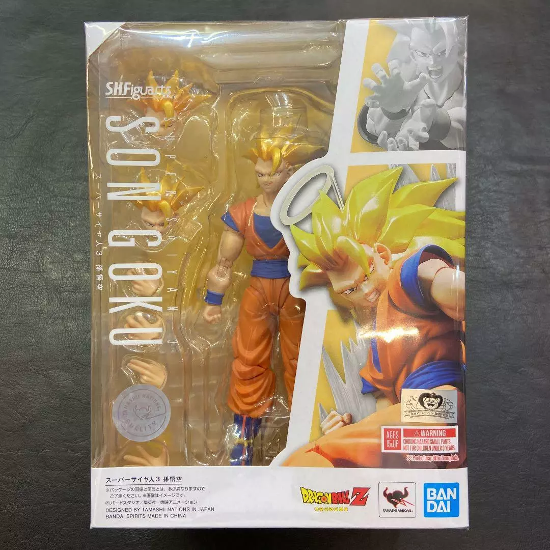  Bandai Tamashii Nations S.H. Figuarts Super Saiyan 3 Son Goku  DRAGON Ball Z Action Figure : Toys & Games