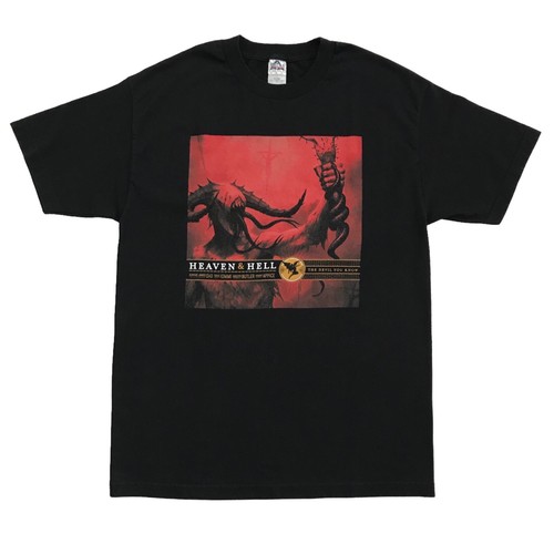 Vintage 2009 Heaven & Hell The Devil You Know Shirt Size Large Rock Concert