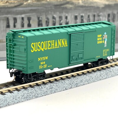 Micro-Trains N Scale 20670 Susquehanna 40 ft SD Standard Boxcar NYSW 504