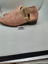 Women's Casual Slip On Pointed Toe Chunky Block Ankle Boots Khaki Size 42 #1656