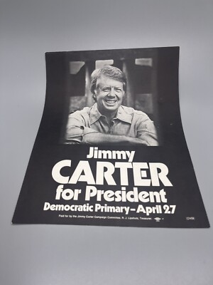 Jimmy Carter Presidential Campaign Pamphlet On Abortion Democratic Primary