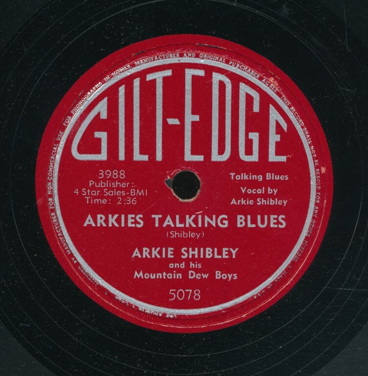 78tk-hillbilly-GILT-EDGE-5078-Arkie Shibley & Mtn Dew Boys(Blue