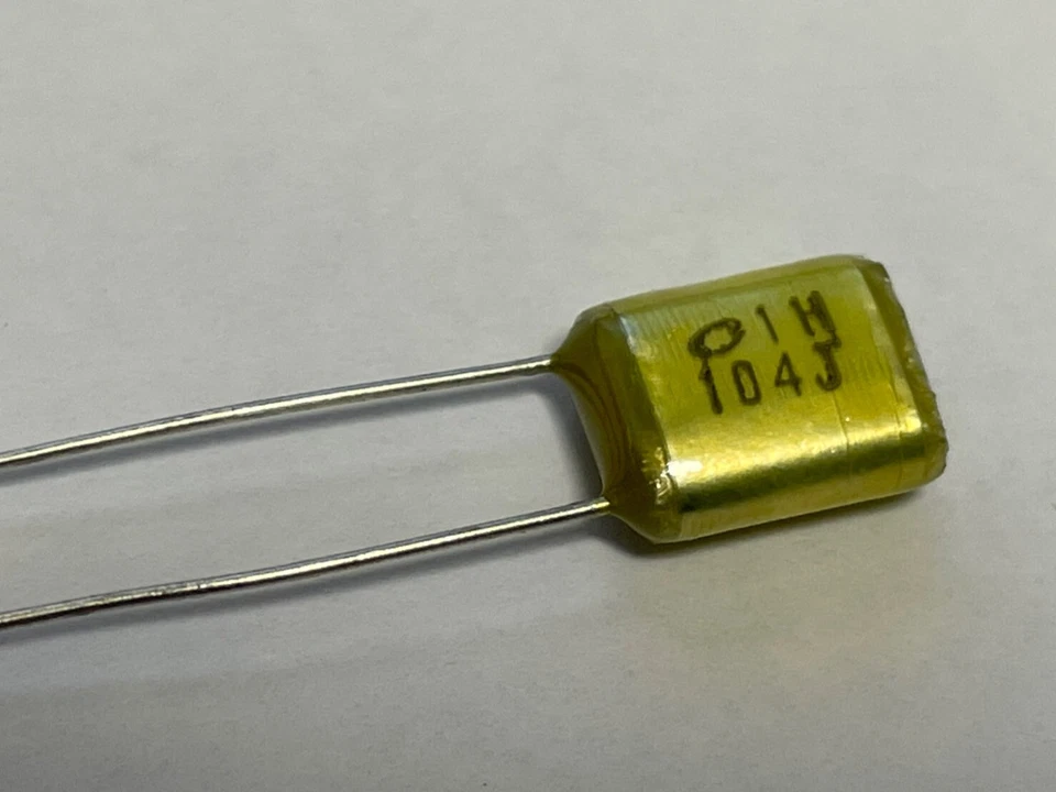 15pcs 1H104J 50V 0.1uF Film Capacitor nichicon - image 2 of 3