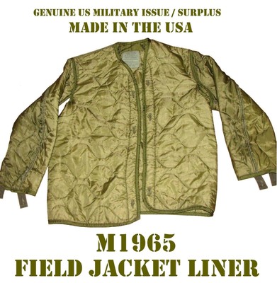 **US Military Army Quilted Cold Weather Winter Coat//Jacket Liner Small /& MED NOS