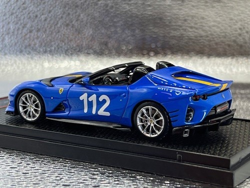 1:43 BBR Ferrari 812 Competizion A francés carreras azul BBRC263Q lim. 63/90 embalaje original - Imagen 5 de 10