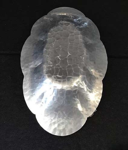 Aluminum Continental Trade Mark Hand Wrought 572 Tray Chrysanthemum - Picture 5 of 11