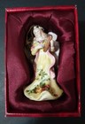 Vintage Royal Albert Old Country Roses hanging angel ornament - no music & chip