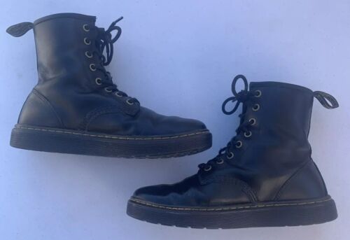 Dr Doc Martens Negro ZAVALA Air Wair Hombres Talla 7 Botas Mujeres 8 AW004 Zapatos Botas - Imagen 3 de 12