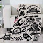Lovely Tool Wrench Screw 3D Warm Plush Fleece Blanket Picnic Sofa Couch