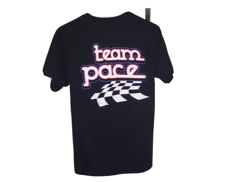 Pace Official Race Car T-Shirt S Small Black Team Purple - Picture 4 of 4